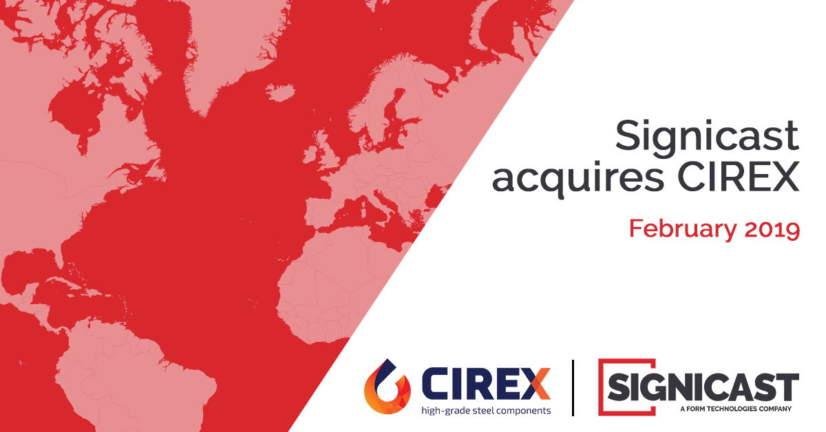 Signicast Investment Castings acquires European based CIREX